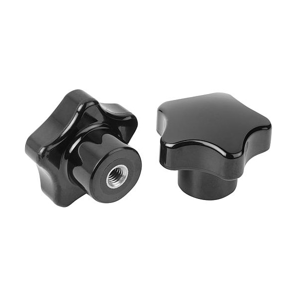 Five lobe grips with internal thread, metric
